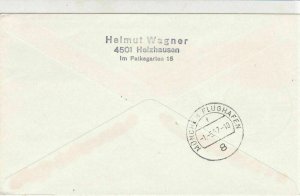 Germany 1967 Boeing Jet707 Hamburg-Munich LH409 1stFlight Stamps Cover Ref 28749