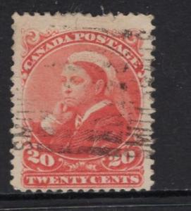 Canada Scott 46 used. Scott Cv $100.00