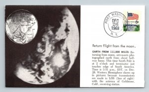 1968 Return Flight From the Moon - Earth Photos Taken Half way from Home - F1166