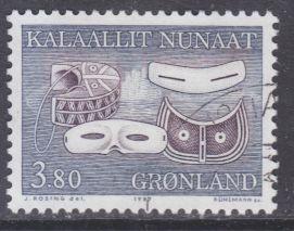 Greenland sc#167 1986 3.80k Artifacts used