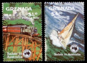 Grenada 1984 SC# 1219-20 MNH-OG E28