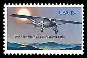 PCBstamps   US #1710 13c Lindbergh's Flight, MNH, (18)