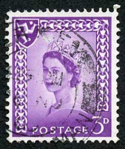 IOM SG2a 3d Deep Lilac on Chalky Paper Fine used cat from 6.50 pounds