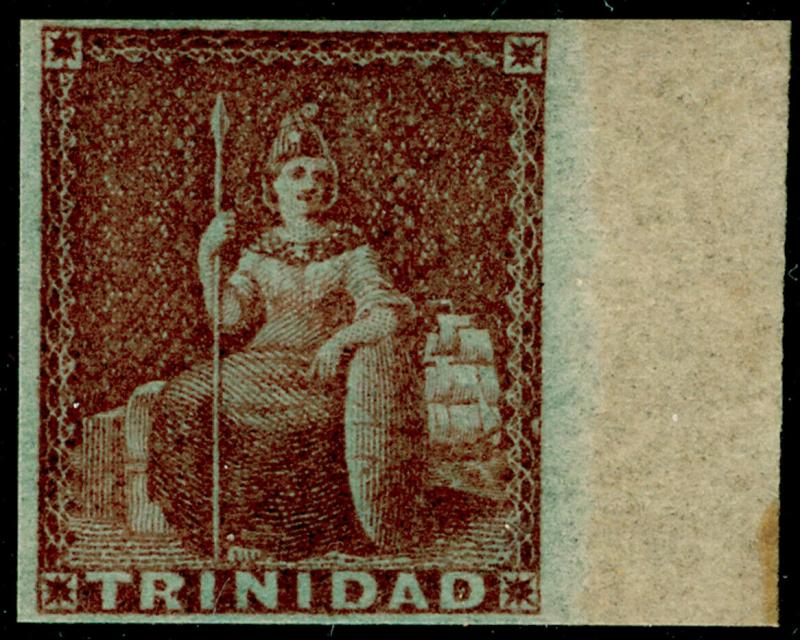 TRINIDAD AND TOBAGO SG7, 1d brownish-red, M MINT. Cat £300.