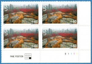 USA Sc. C138 60c Airmail 2001 MNH plate block solid tagging