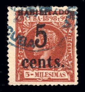 US CUBA POSSESSIONS # 189 USED $425 LOT #31312