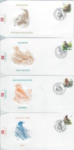 75738 - BELGIUM - POSTAL HISTORY - Set of 3 FDC Covers -  Birds 2000