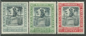 BARBADOS #102, 103, 104 MINT
