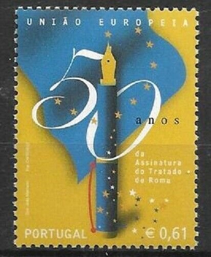 2007    PORTUGAL  -  SG.  3425  -  TREATY OF ROME  -  MNH