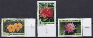 Wallis and Futuna Isl, Flowers MNH / 1991