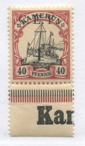 Cameroon 1915 C.E.F. 4d on 40 pf mint o.g. hinged