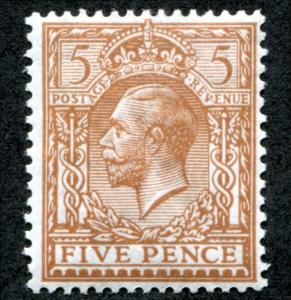 Great Britain 166 Mint Hinged 5p KGV