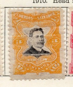 El Salvador 1910 Early Issue Fine Mint Hinged 3c. 120614