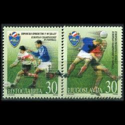 YUGOSLAVIA 2000 - Scott# 2487-8 Europea Soccer Set of 2 NH