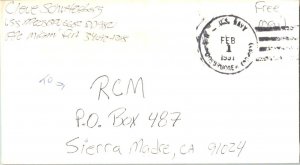 United States  Desert Storm Soldier's Free Mail 1991 U.S. Navy, USS Moosbrugg...