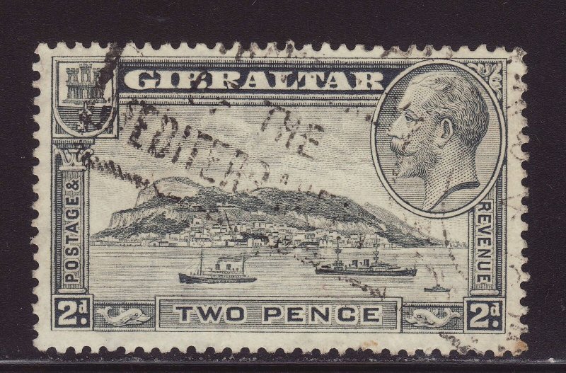 1931 Gibraltar 2d Perf 13½ x 14 Fine Used SG112a