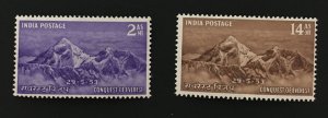 India Sc. #244-245, mint hinged