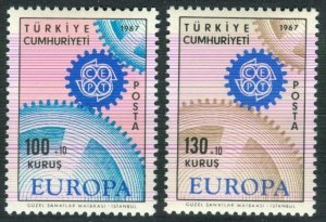 1967 Turkey 2044-2045 Europa Cept 3,00 €