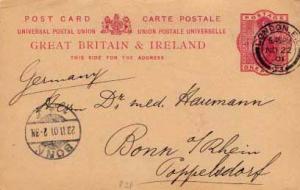 Great Britain, Government Postal Card