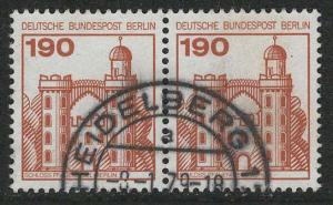 Germany Berlin Scott # 9N400, used, pair, variation sheet print