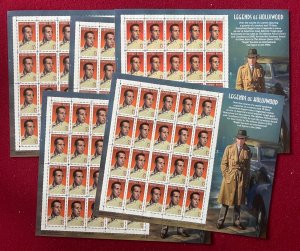 US Scott 3152  Humphrey Bogart Legends of Hollywood 5 MNH Sheets (WHOLESALE)