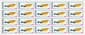 Guinea-Conakry 1979 CONCORDE Sheetlet of 20 IMPERFORATED MNH UNFOLDED