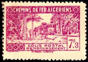 ✔️ALGERIA 1945 RAILWAY PARCELS  TRAIN LOCOMOTIVES M.167a MNH  $22.00 [03.16]