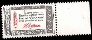 # 1141 MINT NEVER HINGED THOMAS JEFFERSON QUOTATION