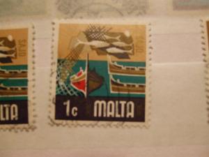 Malta #458 used (reference 1/5/6/4)