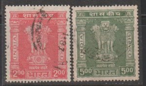 India SC O183, O184 Used