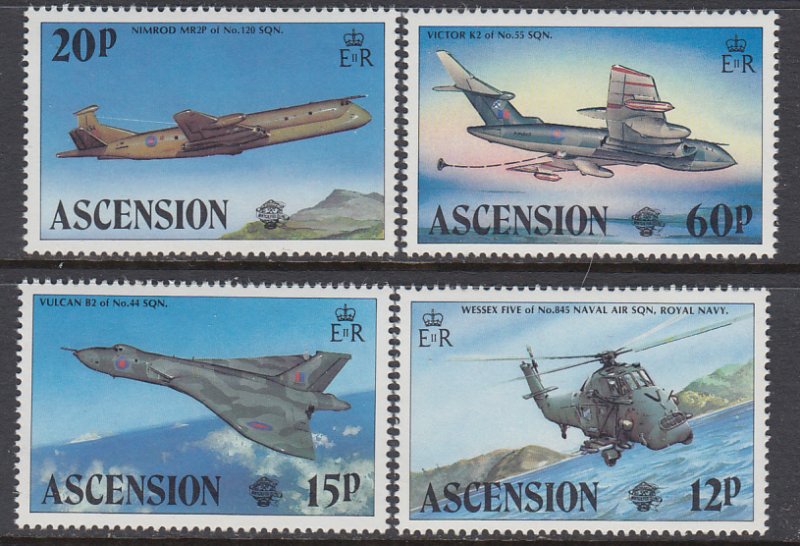 Ascension 332-335 Airplanes MNH VF