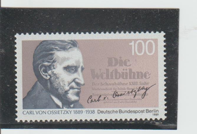 Germany  Scott#  9N580  MNH  (1989 Carl von Ossietzky)