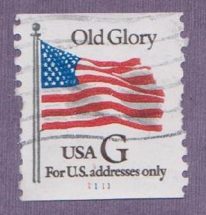 US #2889 Old Glory Used PNC Single plate #1111