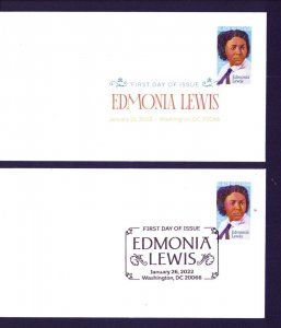 FDC 5663 Edmonia Lewis 45th Stamp in the Black Heritage Series DCP & BWP Combo