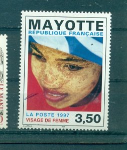 Mayotte - Sc# 90. 1997 Face of a Woman. MNH $1.75.