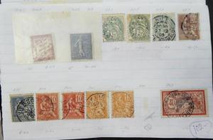 EDW1949SELL : FRANCE Extensive collection, Mint & Used on Old Time pgs Cat $3030