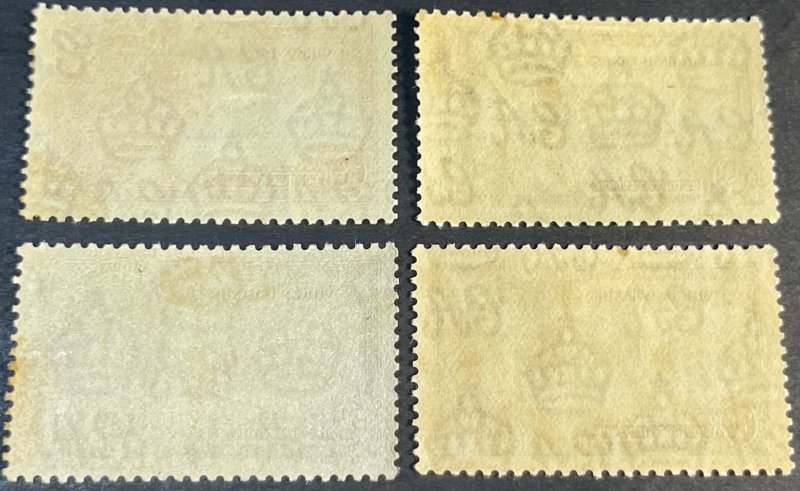 BRITISH VIRGIN ISLANDS # 69-72-MINT/HINGED--COMPLETE SET--1935