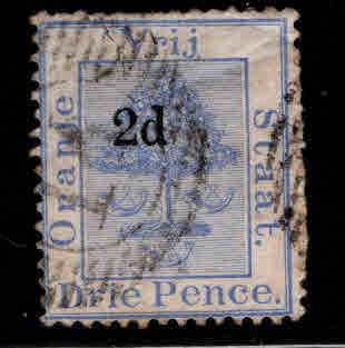 Orange River Colony VRI Scott 28  Used 1888 on piece