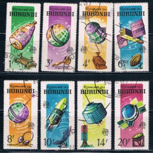 Burundi 126-33 Used set Space (B0265)