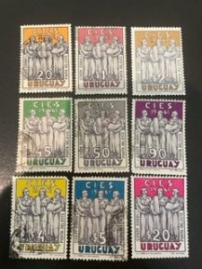 Uruguay sc C233-C237,C239,C241,C242,C244 u