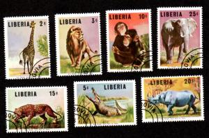 Liberia # 451-457!