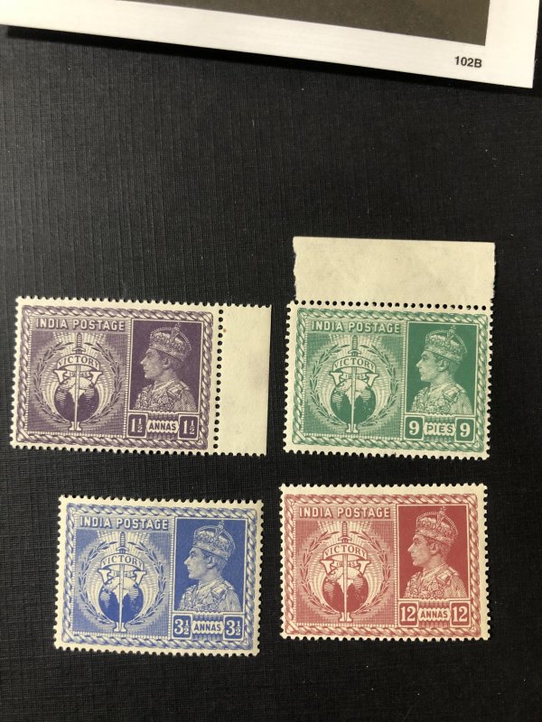 India MNH set - Scott 195-198