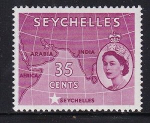 Album Tesori Seychelles Scott# 181 35c Elizabeth Mappa Mlh