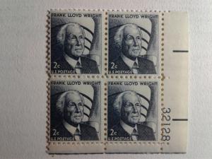 SCOTT # 1280 PLATE BLOCK MINT NEVER HINGED GEM QUALITY