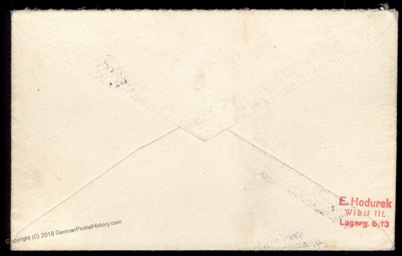 Hungary 1931 Graf Zeppelin 2p Flown Si102Bb Cover Debrecen 90736