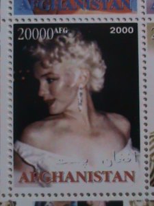 ​AFGHANISTAN -2000 MARILYN MONROE MNH SHEET. #3