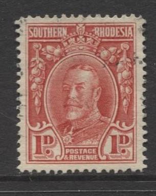 Southern Rhodesia- Scott 17 - KGV - Definitives  -1931 - FU - Single 1d Stamp