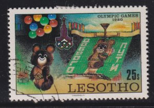 Lesotho 295 Misha and Stadium, Moscow 1980