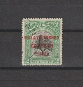 NORTH BORNEO 1922 SG 255 USED Cat £32