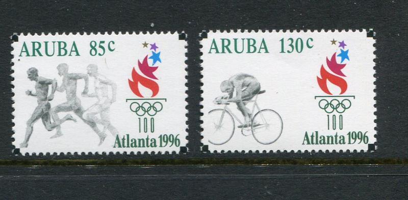 Aruba #137-8 MNH Olympics